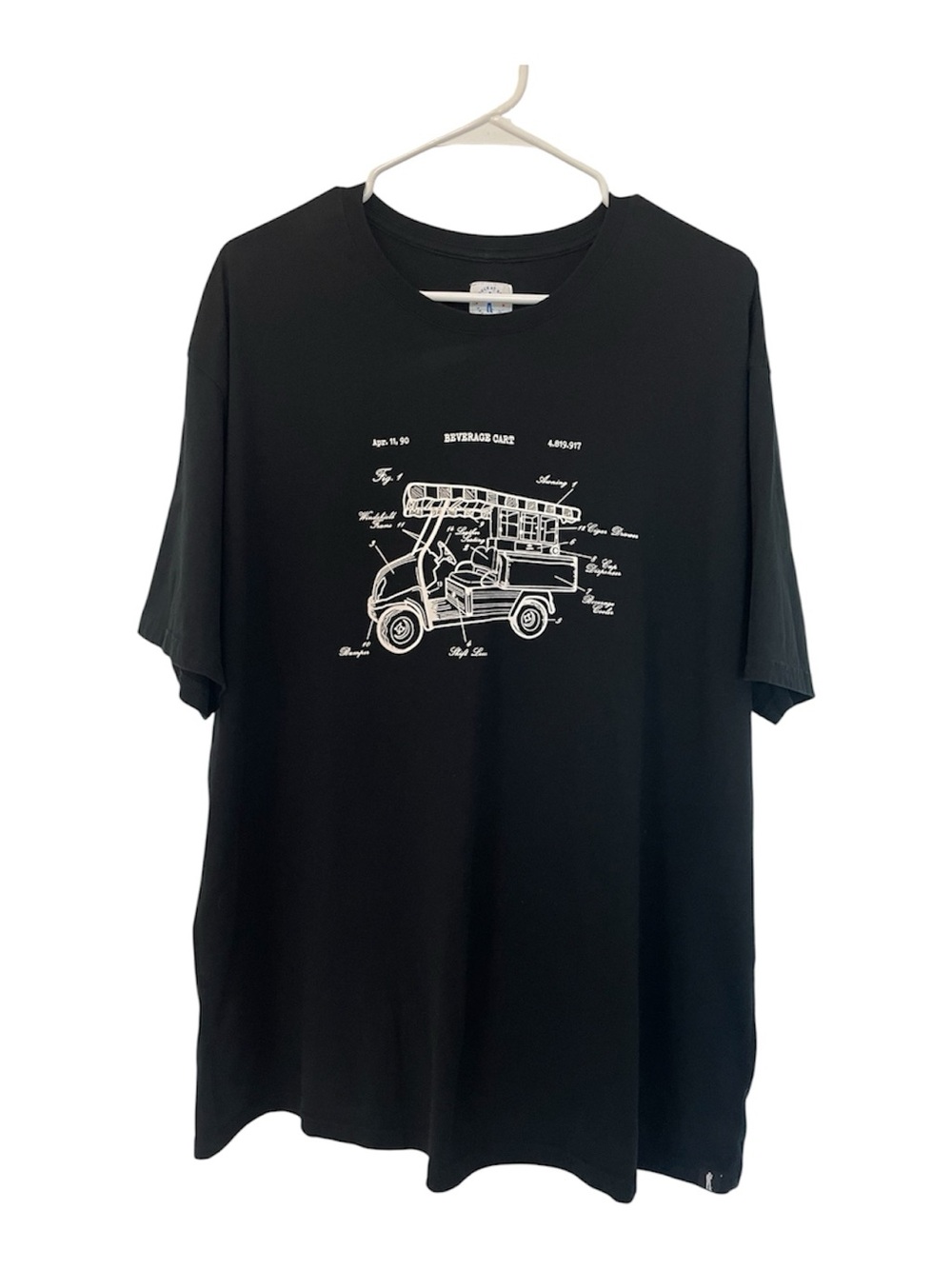 U Suck At Golf Black Graphic T-Shirt 100% Cotton